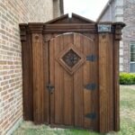 1x4 1x2 2x8 Arch Cut Fluted Columns Iron Insert Crown Arch Trim C