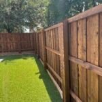 BOB 1x4 1x2 Stained Box Covered Post Retainer Wall C